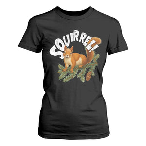 Funny Christmas Squirrel T Shirt For Women Xmas Vacation Holiday Movie Pine Tree TS11 Black Print Your Wear
