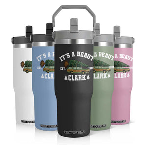 Its A Beaut Clark Flip Straw Tumbler Funny Christmas Vacation Holiday Movie TS11 Print Your Wear