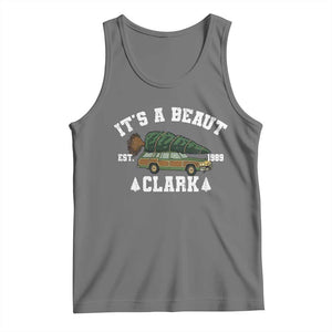 Its A Beaut Clark Tank Top Funny Christmas Vacation Holiday Movie TS11 Black Heather Print Your Wear