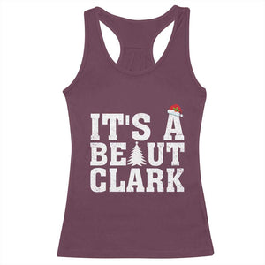 Funny Christmas Movie Its A Beaut Clark Racerback Tank Top Xmas Vacation Holiday TS11 Maroon Print Your Wear