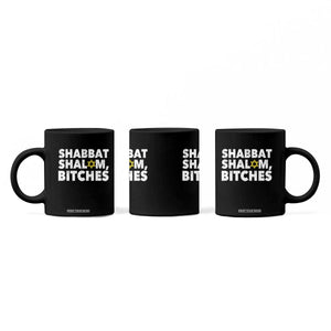 Funny Hanukkah Shabbat Shalom Bitches Coffee Mug Star Of David TS11 Print Your Wear