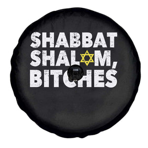 Funny Hanukkah Shabbat Shalom Bitches Spare Tire Cover Star Of David TS11 Print Your Wear