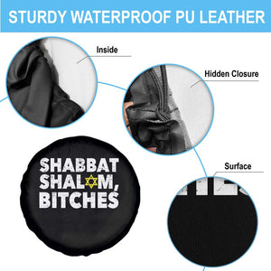 Funny Hanukkah Shabbat Shalom Bitches Spare Tire Cover Star Of David TS11 Print Your Wear