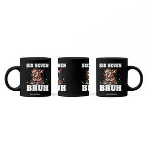 Funny Christmas 67 Six Seven Bruh Coffee Mug Dabbing Santa TS11 Print Your Wear