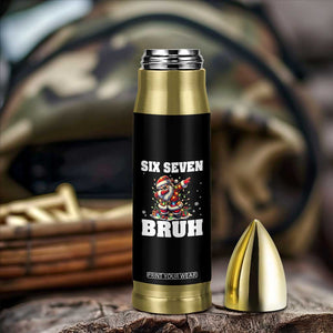 Funny Christmas 67 Six Seven Bruh Bullet Tumbler Dabbing Santa TS11 Print Your Wear