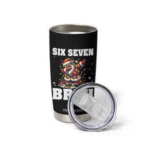 Funny Christmas 67 Six Seven Bruh Tumbler Cup Dabbing Santa TS11 Print Your Wear