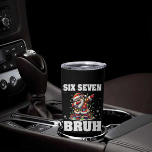Funny Christmas 67 Six Seven Bruh Tumbler Cup Dabbing Santa TS11 Print Your Wear