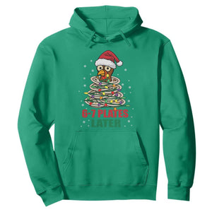 Funny 67 Christmas Hoodie 6 7 Plates Later Xmas Dinner Turkey TS11 Irish Green Print Your Wear