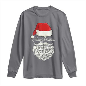6 7 Xmas 67 Santa Six Seven Meme Merry Christmas Long Sleeve Shirt TS11 Charcoal Print Your Wear