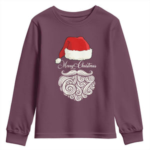 6 7 Xmas 67 Santa Six Seven Meme Merry Christmas Youth Sweatshirt TS11 Maroon Print Your Wear