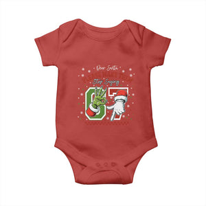 Funny Dear Santa Please Make Them Stop Saying 67 Christmas Baby Onesie Six Seven Meme Xmas TS11 Red Print Your Wear