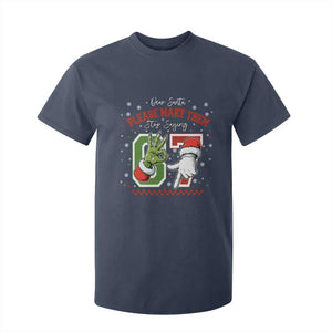 Funny Dear Santa Please Make Them Stop Saying 67 Christmas T Shirt For Kid Six Seven Meme Xmas TS11 Navy Print Your Wear