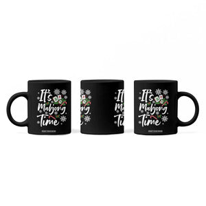 Funny Christmas Mahjong Coffee Mug It Is Mahjong Time Gambling Xmas Chinese Game TS11 Print Your Wear