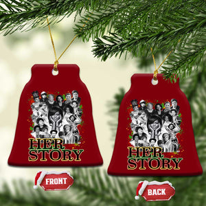 Black Women History Ceramic Ornament Her Story Black History Month TS11 Print Your Wear