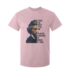 Frederick Douglass Quote T Shirt For Kid I Prefer To Be True To Myself Even At The Hazard Of Incurring The Ridicule Of Others TS11 Light Pink Print Your Wear