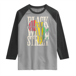 Black Wall Street Raglan Shirt Tulsa Oklahoma Black History Month Africa Map TS11 Sport Gray Black Print Your Wear