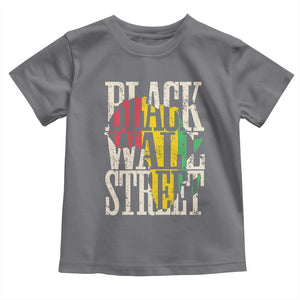 Black Wall Street Toddler T Shirt Tulsa Oklahoma Black History Month Africa Map TS11 Charcoal Print Your Wear