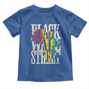 Black Wall Street Toddler T Shirt Tulsa Oklahoma Black History Month Africa Map TS11 Royal Blue Print Your Wear