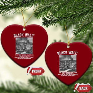 Black Wall Street First Bombs Ceramic Ornament Tulsa Oklahoma Black History Month TS11 Print Your Wear