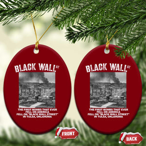 Black Wall Street First Bombs Ceramic Ornament Tulsa Oklahoma Black History Month TS11 Print Your Wear