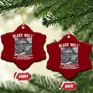 Black Wall Street First Bombs Ceramic Ornament Tulsa Oklahoma Black History Month TS11 Print Your Wear