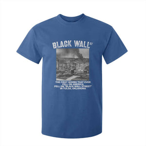Black Wall Street First Bombs T Shirt For Kid Tulsa Oklahoma Black History Month TS11 Royal Blue Print Your Wear