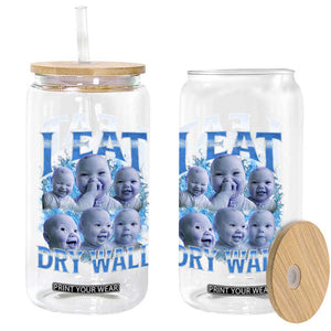 Funny AI Baby Meme Laughing Glass Can I Eat Dry Wall Baby Brainrot TS11 Print Your Wear