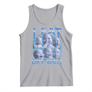Funny AI Baby Meme Laughing Tank Top I Eat Dry Wall Baby Brainrot TS11 Athletic Heather Print Your Wear