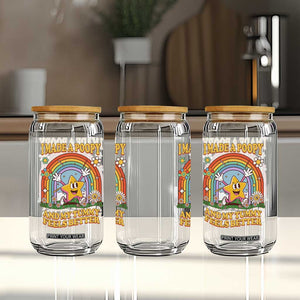 I Made A Poopy And My Tummy Feels Better Glass Can Funny Inappropriate Vacation Swap Adult TS11 Print Your Wear