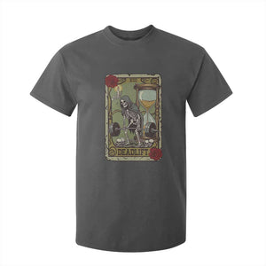 Funny Tarot Card Deadlifts Gym Workout Skeleton T Shirt For Kid TS11 Dark Heather Print Your Wear