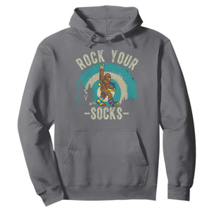 Funny Down Syndrome Awareness Bigfoot Hoodie Rock Your Socks TS11 Charcoal Print Your Wear