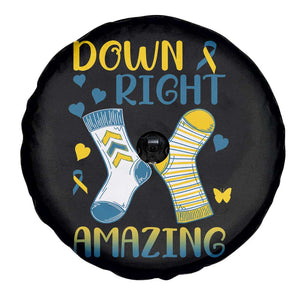 Down Right Amazing Spare Tire Cover Down Syndrome Awareness Socks Ribbon TS11 Print Your Wear
