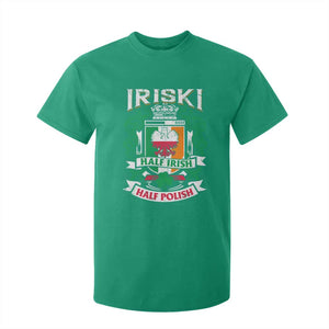 Iriski Half Irish Half Polish T Shirt For Kid Polish St Patricks Day Eagle TS11 Irish Green Print Your Wear