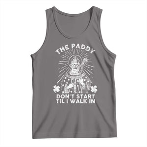 Funny The Paddy Don't Start Til I Walk In Tank Top St Patrick's Day Irish Beer TS11 Deep Heather Print Your Wear