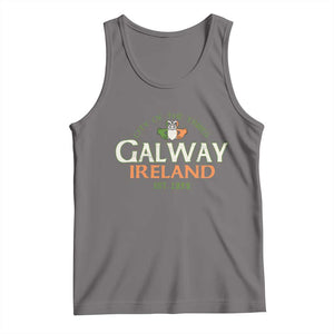 Claddagh Galway Ireland Tank Top City Of The Tribes Est 1232 TS11 Deep Heather Print Your Wear