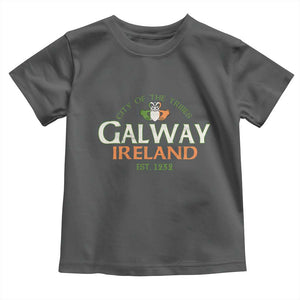 Claddagh Galway Ireland Toddler T Shirt City Of The Tribes Est 1232 TS11 Dark Heather Print Your Wear