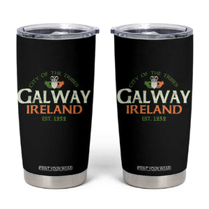 Claddagh Galway Ireland Tumbler Cup City Of The Tribes Est 1232 TS11 Black Print Your Wear