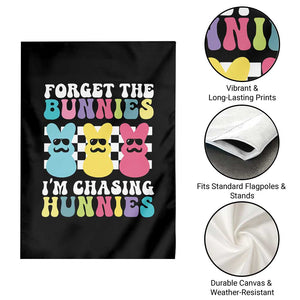 Funny Easter Forget The Bunnies I Am Chasing Hunnies Garden Flag TS11 Print Your Wear