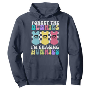 Funny Easter Forget The Bunnies I Am Chasing Hunnies Hoodie TS11 Navy Print Your Wear