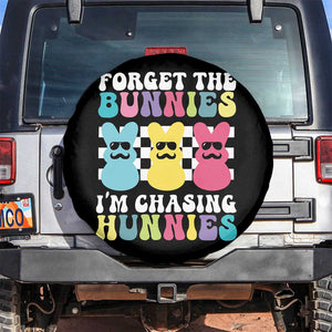 Funny Easter Forget The Bunnies I Am Chasing Hunnies Spare Tire Cover TS11 No hole Black Print Your Wear