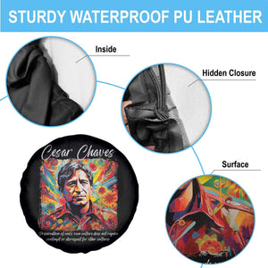 Cesar Chavez Spare Tire Cover Preservation Of Ones Own Culture Does Not Require Contempt TS11 Print Your Wear