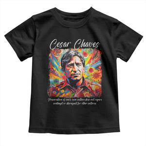 Cesar Chavez Toddler T Shirt Preservation Of Ones Own Culture Does Not Require Contempt TS11 Black Print Your Wear