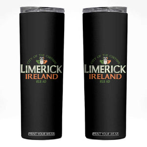 Limerick Ireland Skinny Tumbler City Of The Culture Est 812 AD TS11 Black Print Your Wear