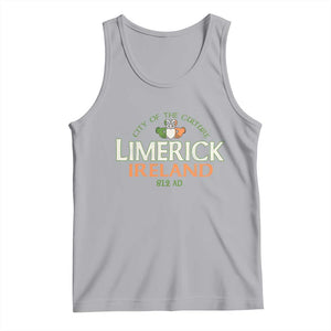 Limerick Ireland Tank Top City Of The Culture Est 812 AD TS11 Athletic Heather Print Your Wear