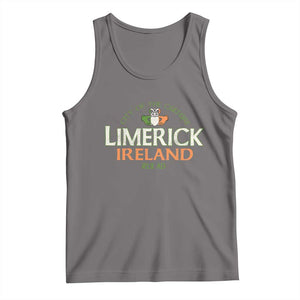 Limerick Ireland Tank Top City Of The Culture Est 812 AD TS11 Deep Heather Print Your Wear