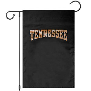 Tennessee Fan Garden Flag Orange Retro Checkered Varsity TN State TS11 Black Print Your Wear