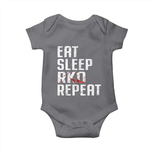 Eat Sleep RKO Repeat Baby Onesie Blood Stained TS11 Charcoal Print Your Wear