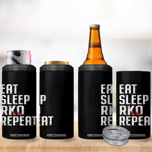 Eat Sleep RKO Repeat 4 in 1 Can Cooler Tumbler Blood Stained TS11 Print Your Wear
