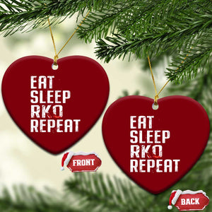 Eat Sleep RKO Repeat Ceramic Ornament Blood Stained TS11 Print Your Wear