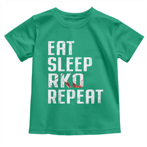 Eat Sleep RKO Repeat Toddler T Shirt Blood Stained TS11 Irish Green Print Your Wear